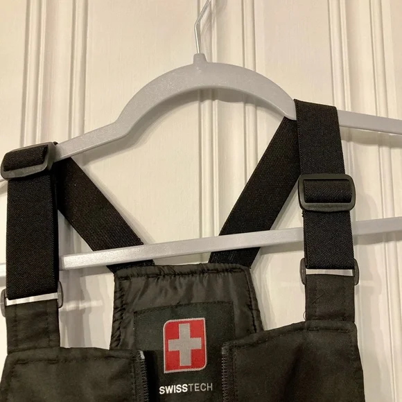 Swiss Tech Snowbibs, Black. Size 6/7 - Picture 5 of 7